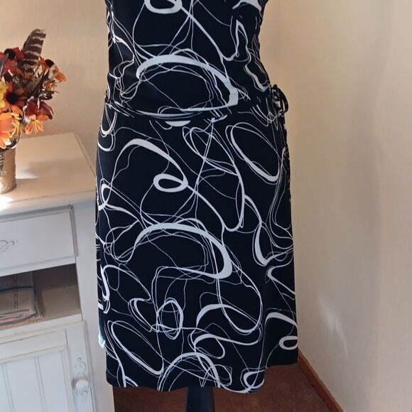 Blu Heaven Wrap Front Dress - Picture 3 of 10